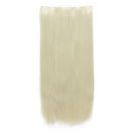Extensie de par cu 5 Clips On delux dubla dreapta de 64 cm, Blond Platinat 93015HT88